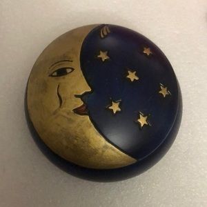 Poland wooden round  jewelry box